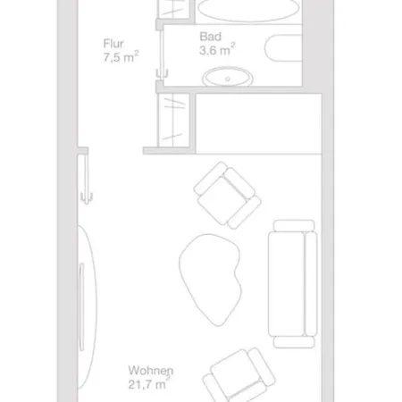 Appartement Modernes 1-zimmer Mit Balkon & Parkplatz *